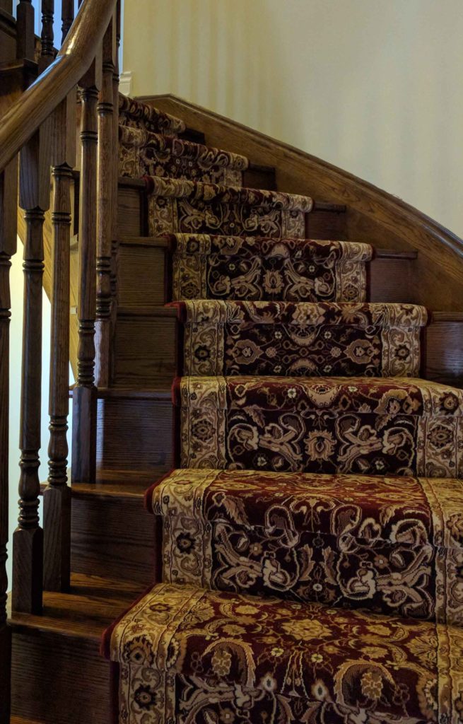 Persian Red Carpet Runner for Staircase carpeting ideas and stair runner in Mississauga
