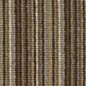 Brown Striped Carpet for Stairs and Hallway
