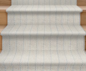 Wool Carpet Striped Herringbone Stair Runner Ideas North York, Ontario, Canada